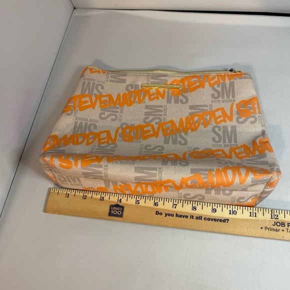 GOOD Steve Madden Tote Purse w/ Small Zipper Bag, Peach - Picture 9 of 11